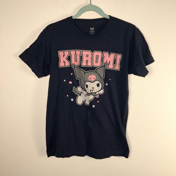 Cat & Jack Tops - Sanrio Kuromi Graphic T Shirt Women’s Small Navy Cute Anime Tee